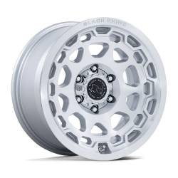 Black Rhino Hard Alloys - Black Rhino Hard Alloys BR026 CONGO 17x8.5 5x5.0 0mm Silver BR026SD17855000 - Image 1