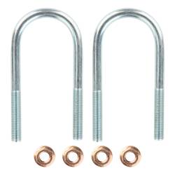 CURT - CURT 2024117444 Trailer Axle U-Bolt Kit 2200-lb Axles 1-3/4" Axle Tube 3/8"-24 - Image 2