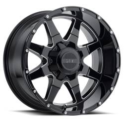 Voxx - Voxx T12 890-5015-18 GBM TR12 18x9 5x5.5/150 18mm Gloss Black/Milled - Image 1