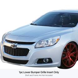 APS - APS Stainless Billet Bumper Grille Black 14-16 Chevrolet Malibu GR03FFC41J - Image 1