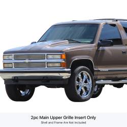 APS - APS Stainless GR03FEG06S Billet Grille Polish Chevrolet C/K/Tahoe/Suburban - Image 1