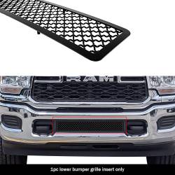 APS - APS Wire Mesh Bumper Grille Black for 19-24 RAM 2500/3500 GR04GEJ32K - Image 1