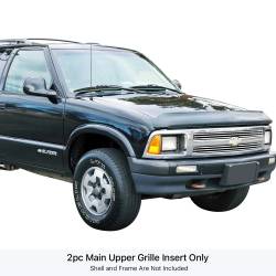 APS - APS Stainless Billet Grille Polish 94-97 Chevrolet S10/Blazer 2DR GR03FEG16S - Image 1