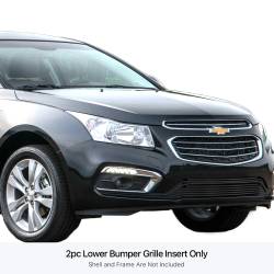 APS - APS Stainless Billet Bumper Grille Black 2015 Chevrolet Cruze GR03FFC43J - Image 1