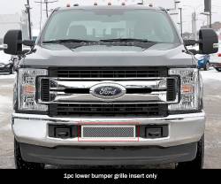 APS - APS Wire Mesh Bumper Grille Polish 17-19 Ford Super Duty GR06GFC99T - Image 1