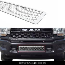 APS - APS Wire Mesh Bumper Grille Polish for 19-24 RAM 2500/3500 GR04GEJ32S - Image 1