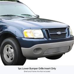 APS - APS GR06HEC22S Stainless Billet Bumper Grille Polish for 01-05 Explorer Sport - Image 1
