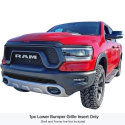 APS - APS Stainless Billet Bumper Grille Black for 19-24 RAM 1500 Rebel/TRX GR04FEB04J - Image 1
