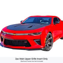 APS - APS Stainless Billet Grille Polish 16-18 Chevrolet Camaro 1SS GR03FFC65S - Image 1