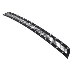 APS - APS Rivet Style Stainless Bumper Grille Black Chevrolet Colorado GR03LFC17H - Image 2