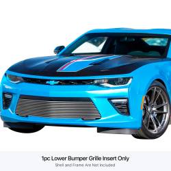 APS - APS Stainless Billet Bumper Grille Polish 16-18 Chevrolet Camaro SS GR03FFC66S - Image 1