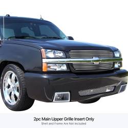 APS - APS Stainless Billet Grille Polish Silverado 1500/2500/3500 GR03FEG17S - Image 1