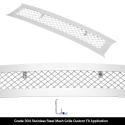 APS - APS Wire Mesh Bumper Grille Polish 18-20 Ford F150 GR06GFD01S - Image 2