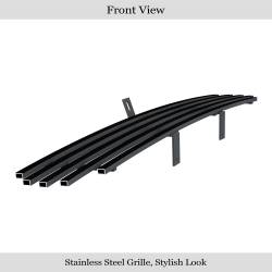 APS - APS Stainless Billet Bumper Grille Black 98-00 Ford Ranger GR06HEJ48J - Image 2