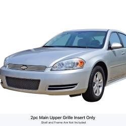 APS - APS Stainless Billet Grille Brushed 06-13 Chevy Impala/Monte Carlo GR03FEG43C - Image 1