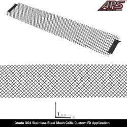 APS - APS GR04GFC32G Wire Mesh Bumper Grille Black for 10-18 RAM 2500/3500 - Image 2