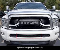 APS - APS GR04GFC32G Wire Mesh Bumper Grille Black for 10-18 RAM 2500/3500 - Image 1