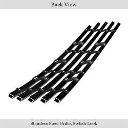 APS - APS Stainless Billet Bumper Grille Black 99-02 F150/Expedition 4WD GR06HEJ85J - Image 3