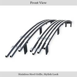 APS - APS Stainless Billet Grille Polish for 01-04 Nissan Frontier GR14HED19S - Image 2