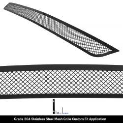 APS - APS Wire Mesh Bumper Grille Black 15-17 Ford Mustang 2.3L/V6 GR06GFD03H - Image 2