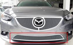 APS - APS Wire Mesh Bumper Grille Polish 14-16 Mazda 6 GR13GEI69T - Image 1