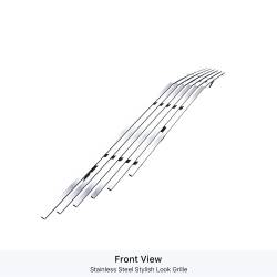 APS - APS Stainless Billet Bumper Grille Brushed 16-17 Chevrolet Equinox GR03FFC71C - Image 2