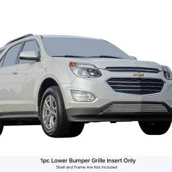 APS - APS Stainless Billet Bumper Grille Brushed 16-17 Chevrolet Equinox GR03FFC71C - Image 1