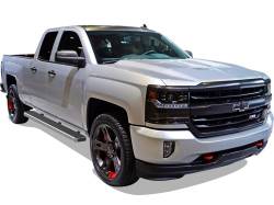 APS - APS IStep 6" Running Boards Brushed 07-18 Silverado/Sierra Ext IB03FAI5A - Image 2
