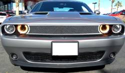 APS - APS Wire Mesh Grille Polish for 15-23 Dodge Challenger GR04GFC36T - Image 1