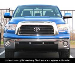 APS - APS Wire Mesh Hood Grille Polish for 07-09 Toyota Tundra GR20GFF42T - Image 1