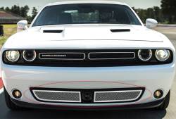 APS - APS Wire Mesh Bumper Grille Polish for 15-23 Dodge Challenger GR04GFC38T - Image 1