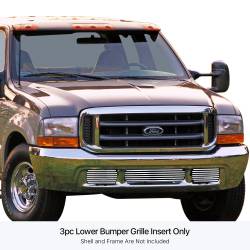 APS - APS Stainless Billet Bumper Grille Polish 99-04 Super Duty/Excursion GR06HEJ97S - Image 1