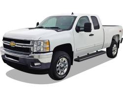 APS - APS IB03FAI5B IStep 6" Running Boards Black for 07-18 Silverado/Sierra Double - Image 2