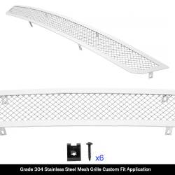APS - APS Wire Mesh Bumper Grille Polish 15-17 Ford Mustang GT GR06GFD05T - Image 2