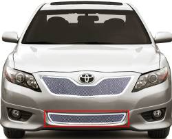 APS - APS Wire Mesh Bumper Grille Polish for 10-11 Toyota Camry GR20GFG36T - Image 1