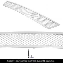 APS - APS Wire Mesh Bumper Grille Polish 18-22 Ford Mustang GR06GFD07T - Image 2