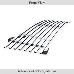 APS - APS Stainless Billet Grille Brushed for 98-00 Nissan Frontier GR14HED39C - Image 2
