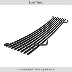 APS - APS GR14HED39J Stainless Billet Grille Black for 98-00 Nissan Frontier - Image 3