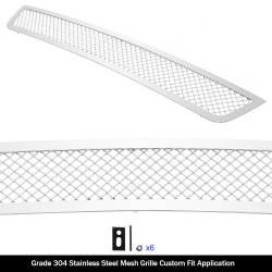APS - APS Wire Mesh Bumper Grille Polish 18-22 Ford Mustang GT GR06GFD09T - Image 2