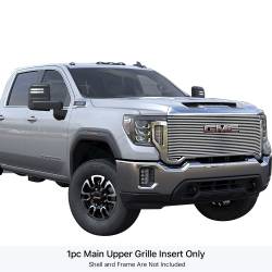 APS - APS Stainless Billet Grille Polish 20-23 GMC Sierra HD SLE GR07FEA97S - Image 1