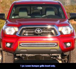 APS - APS Wire Mesh Bumper Grille Polish for 12-15 Toyota Tacoma GR20GFI38T - Image 1