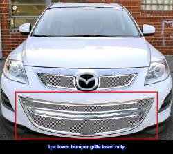 APS - APS Wire Mesh Bumper Grille Polish 10-12 Mazda CX-9 GR13GFG75T - Image 1