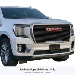APS - APS Stainless Billet Grille Black 21-24 GMC Yukon Denali GR07FEB67J - Image 1