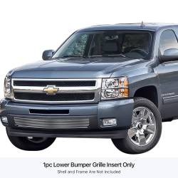APS - APS Stainless Billet Bumper Grille Polish 07-13 Silverado 1500 GR03FEG67S - Image 1