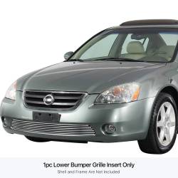 APS - APS Stainless Billet Bumper Grille Polish for 02-04 Nissan Altima GR14FED07S - Image 1