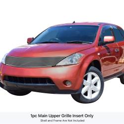 APS - APS Stainless Billet Grille Brushed for 03-08 Nissan Murano GR14HFD85C - Image 1