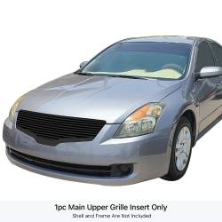 APS - APS GR14HFE65J Stainless Billet Grille Black for 07-09 Altima Sedan - Image 1