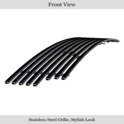APS - APS Stainless Billet Bumper Grille Black 03-06 Ford Expedition GR06HEC73J - Image 2