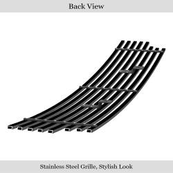 APS - APS Stainless Billet Bumper Grille Black 03-06 Ford Expedition GR06HEC73J - Image 3