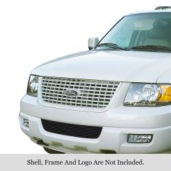 APS - APS Stainless Billet Bumper Grille Black 03-06 Ford Expedition GR06HEC73J - Image 1